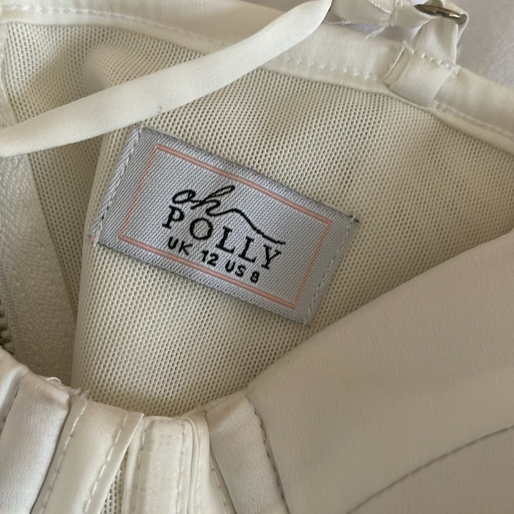 Oh Polly Please Me Underwire Corset Top in White - Picture 7 of 8
